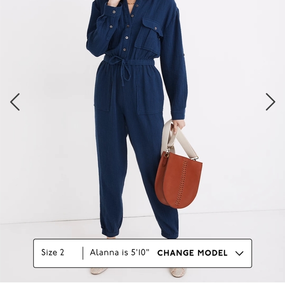 Madewell Lightspun Jumpsuit - Picture 1 of 4